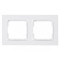 Рамка 2-х горизонтальная белая 9022 JAZZ LUXEL