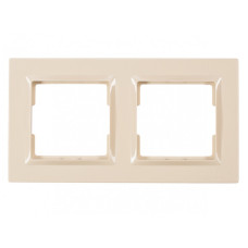 Рамка 2-х горизонтальная крем 9322 JAZZ LUXEL