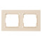 Рамка 2-на горизонтальна крем 9322 JAZZ LUXEL