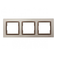Рамка 3-я горизонтальная терракот 9223 JAZZ LUXEL