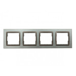 Рамка 4-х горизонтальная терракот 9224 JAZZ LUXEL