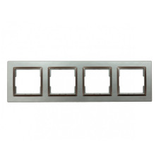 Рамка 4-х горизонтальная терракот 9224 JAZZ LUXEL