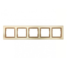 Рамка 5-я горизонтальная бронза 9625 JAZZ LUXEL