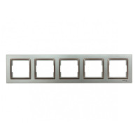 Рамка 5-х горизонтальная графит 9725 JAZZ LUXEL.