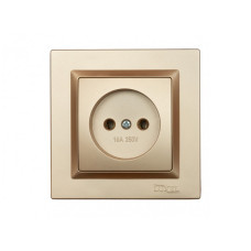 Розетка 1-на б/з бронза 9601 JAZZ LUXEL