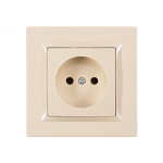 Розетка 1-на б/з крем 9301 JAZZ LUXEL