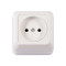Розетка 1-на б/з накладная белый 2001 OPERA LUXEL