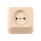 Розетка 1-на б/з накладная крем 2301 OPERA LUXEL