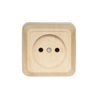 Розетка 1-на б/з накладная сосна 2801 OPERA LUXEL