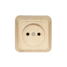 Розетка 1-на б/з накладная сосна 2801 OPERA LUXEL