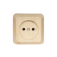Розетка 1-на б/з накладная сосна 2801 OPERA LUXEL