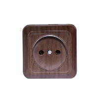 Розетка 1-на б/з накладная вишня 2901 OPERA LUXEL