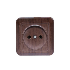 Розетка 1-на б/з накладная вишня 2901 OPERA LUXEL