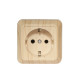Розетка 1-я с/з накладная сосна 2804 OPERA LUXEL
