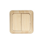 Выключатель 2-кл накладной сосна 2803 OPERA LUXEL