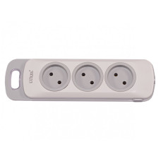 Колодка LUXEL 3 розетки без заземления Nota 4121