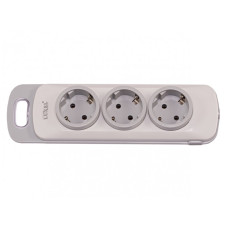 Колодка LUXEL 3 розетки с заземлением Nota 4131