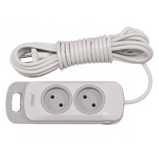 Сетевой удлинитель LUXEL 2 входа 3м без заземления Nota 4103