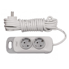 Сетевой удлинитель LUXEL 2 входа 5м с заземлением Nota 4115