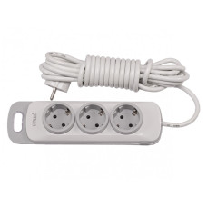 Сетевой удлинитель LUXEL 3 входа 3м с заземлением Nota 4133