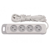 Сетевой удлинитель LUXEL 4 входа 3м без заземления Nota 4143