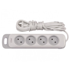 Сетевой удлинитель LUXEL 4 входа 3м без заземления Nota 4143