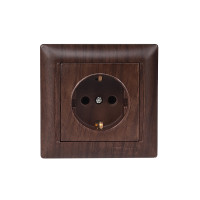 Розетка 1-я с/з вишня PRIMERA 3904 LUXEL