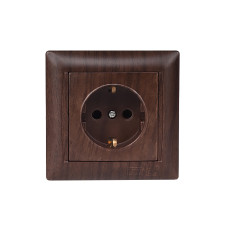 Розетка 1-я с/з вишня PRIMERA 3904 LUXEL