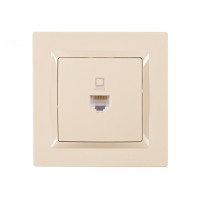 Розетка компьютерная крем 9327 JAZZ LUXEL