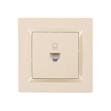 Розетка компьютерная крем 9327 JAZZ LUXEL