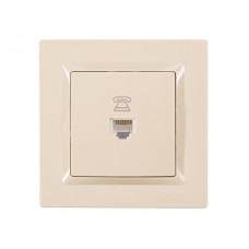 Розетка TF 1-на крем 9310 JAZZ LUXEL