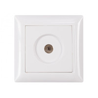 Розетка TV 1-белая 3009 PRIMERA LUXEL