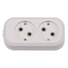 Колодка 2 гнезда без заземления BENEFICE LUXEL (7101)