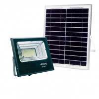 Прожектор LED на солнечных батареях с м/мин датчиком движения 40w 6500K IP65 LUXEL SFL-40C