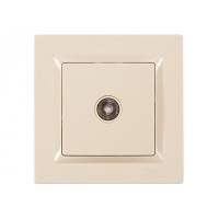 Розетка TV 1-на крем 9309 JAZZ LUXEL