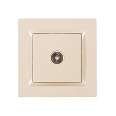 Розетка TV 1-на крем 9309 JAZZ LUXEL