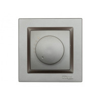 Светорегулятор графит+кремовый механизм 9712 + 9312 JAZZ LUXEL