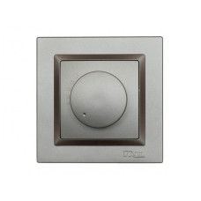 Светорегулятор графит+кремовый механизм 9712 + 9312 JAZZ LUXEL