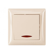 Выключатель 1-й з/п крем 3305 PRIMERA LUXEL
