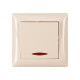 Выключатель 1-й з/п крем 3305 PRIMERA LUXEL