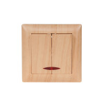 Выключатель 2-кл з/п 3806 PRIMERA сосна LUXEL