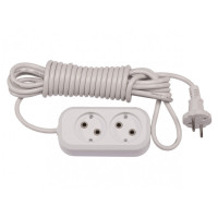 Удлинитель 2 гн 2м BENEFICE LUXEL (7102)