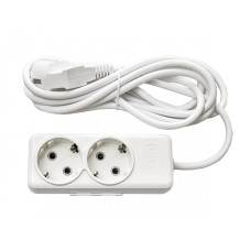 Удлинитель 2 гн 2м с/с AURA LUXEL (7312)