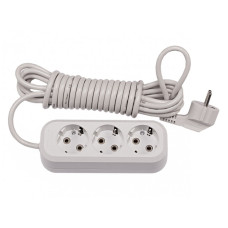 Удлинитель 3 гн 2м с/з BENEFICE LUXEL (7132)