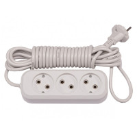 Удлинитель 3 гн 5м BENEFICE LUXEL (7125)