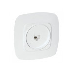 Розетка встроенная компьютерная белая ELA (112-007-0011-010) Horoz Electric