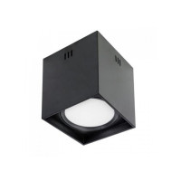 Светильник накладной LED 10W 4200K 700Lm 185-264V 136мм h-200мм черный квадратный SANDRA-SQ10/XL 016-045-1010-060