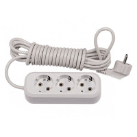 Удлинитель 3 гн 5м с/с BENEFICE LUXEL (7135)