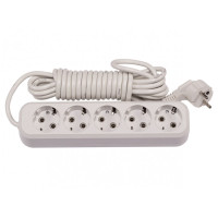 Удлинитель 5 гн 5м с/с BENEFICE LUXEL (7175)