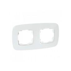 Рамка 2-я белая ELA (112-007-0012-010) Horoz Electric